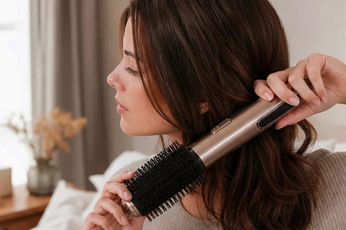 Hochwertige Beauty-Inszenierung zu Auswahlkriterien für Kopfhautserum für strapaziertes Haar