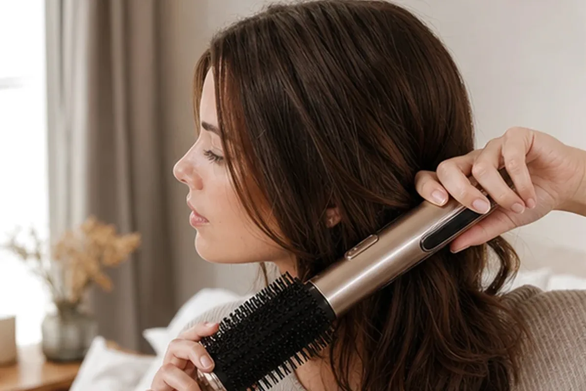 Redaktioneller Beauty-Moment zur Ausgangslage bei Trockenshampoo für strapaziertes Haar