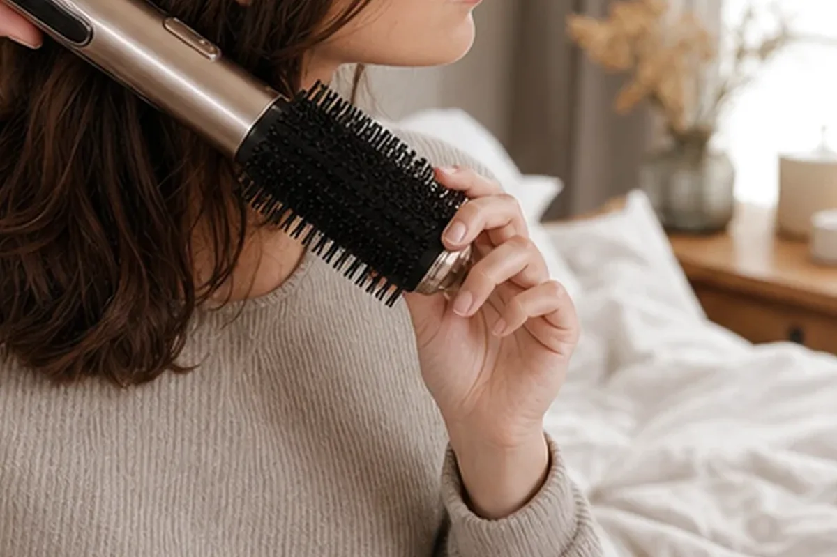 Redaktioneller Beauty-Moment zur Ausgangslage bei Tiefenreinigungsshampoo bei fettigem Ansatz