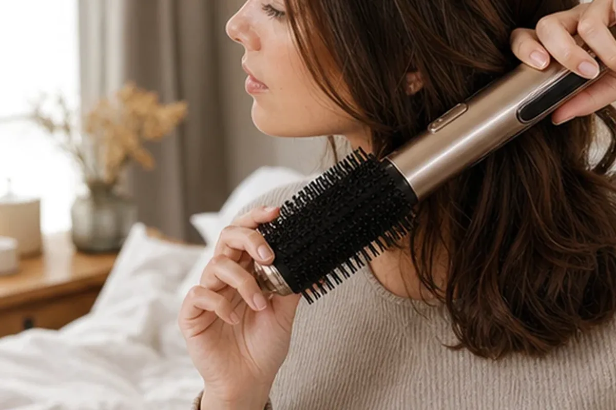 Authentische Beauty-Routine passend zum Thema Kopfhautserum für strapaziertes Haar