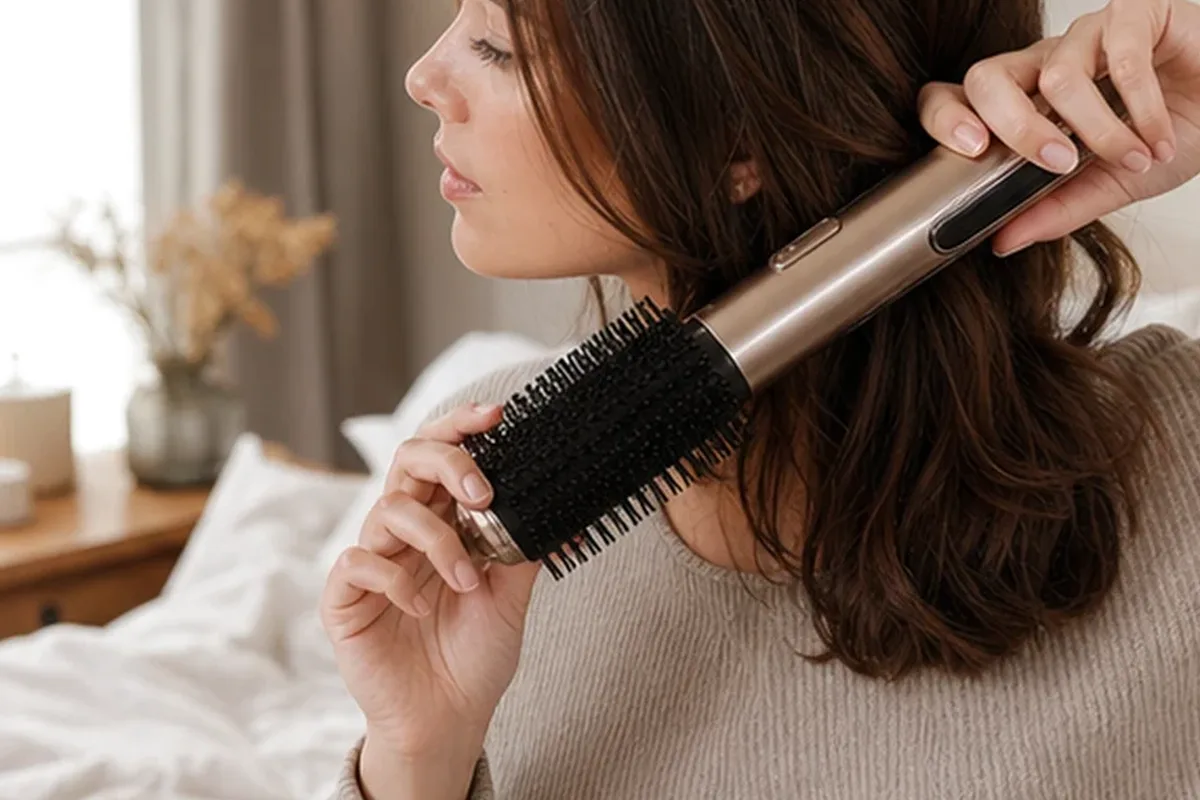 Authentische Beauty-Routine passend zum Thema Lockenstab für Anfänger