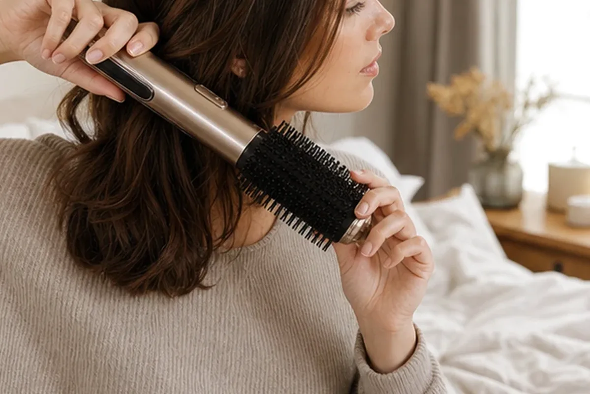 Authentische Beauty-Routine passend zum Thema Anti-Frizz-Pflege für empfindliche Kopfhaut
