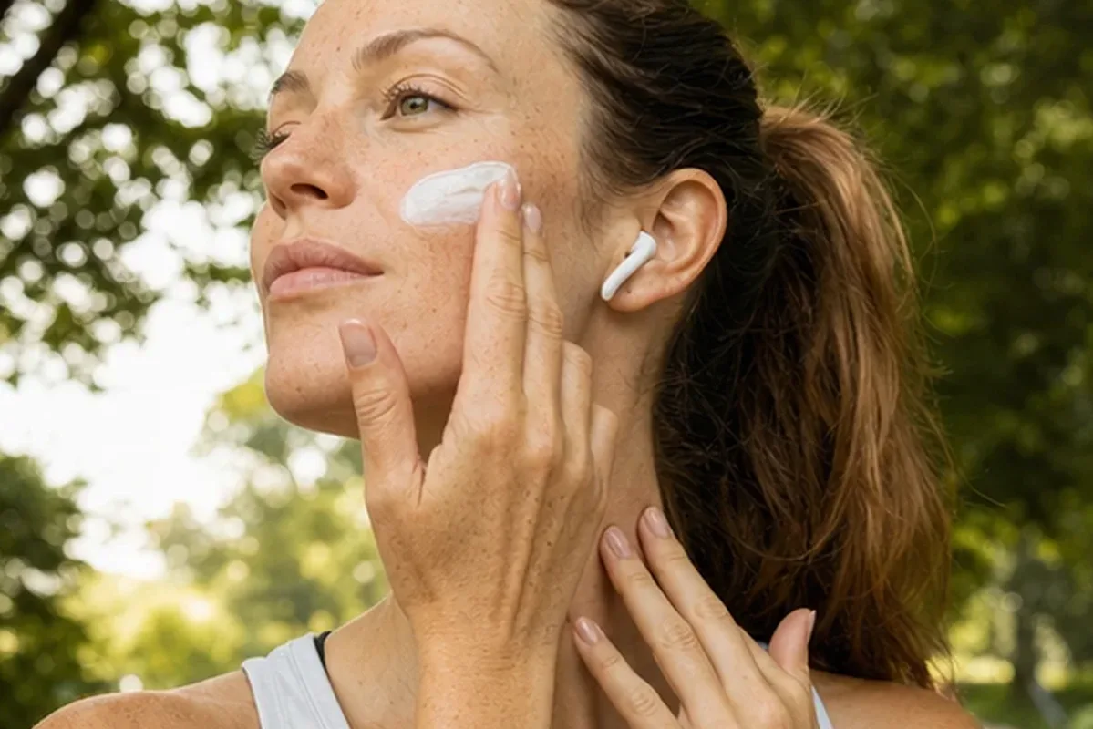 Authentischer Wohlfühlmoment passend zum Beauty-Thema Rasierschaum bei Rasurbrand
