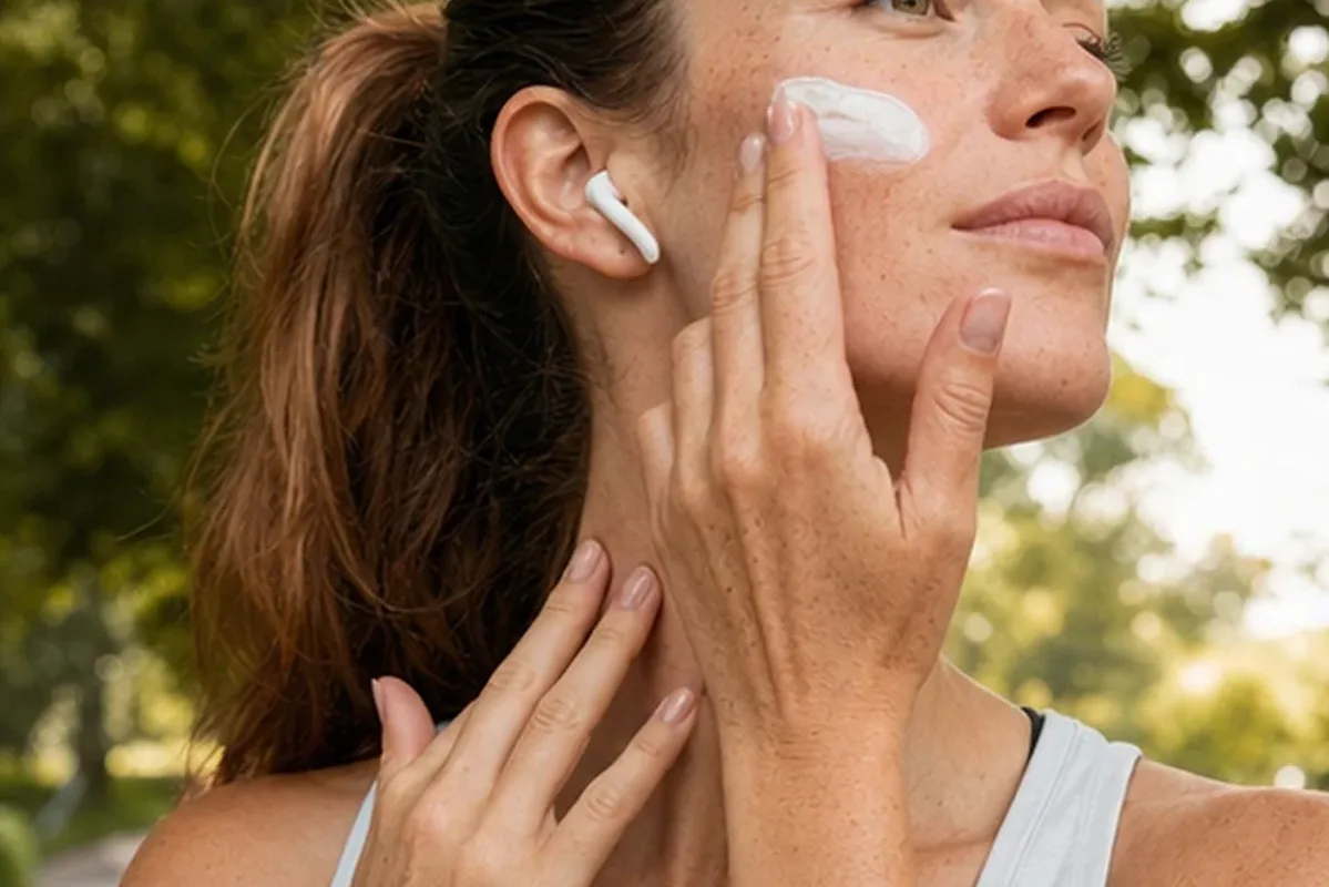 Redaktionelle Detailaufnahme zur Orientierung bei Niacinamid-Serum bei ersten Fältchen