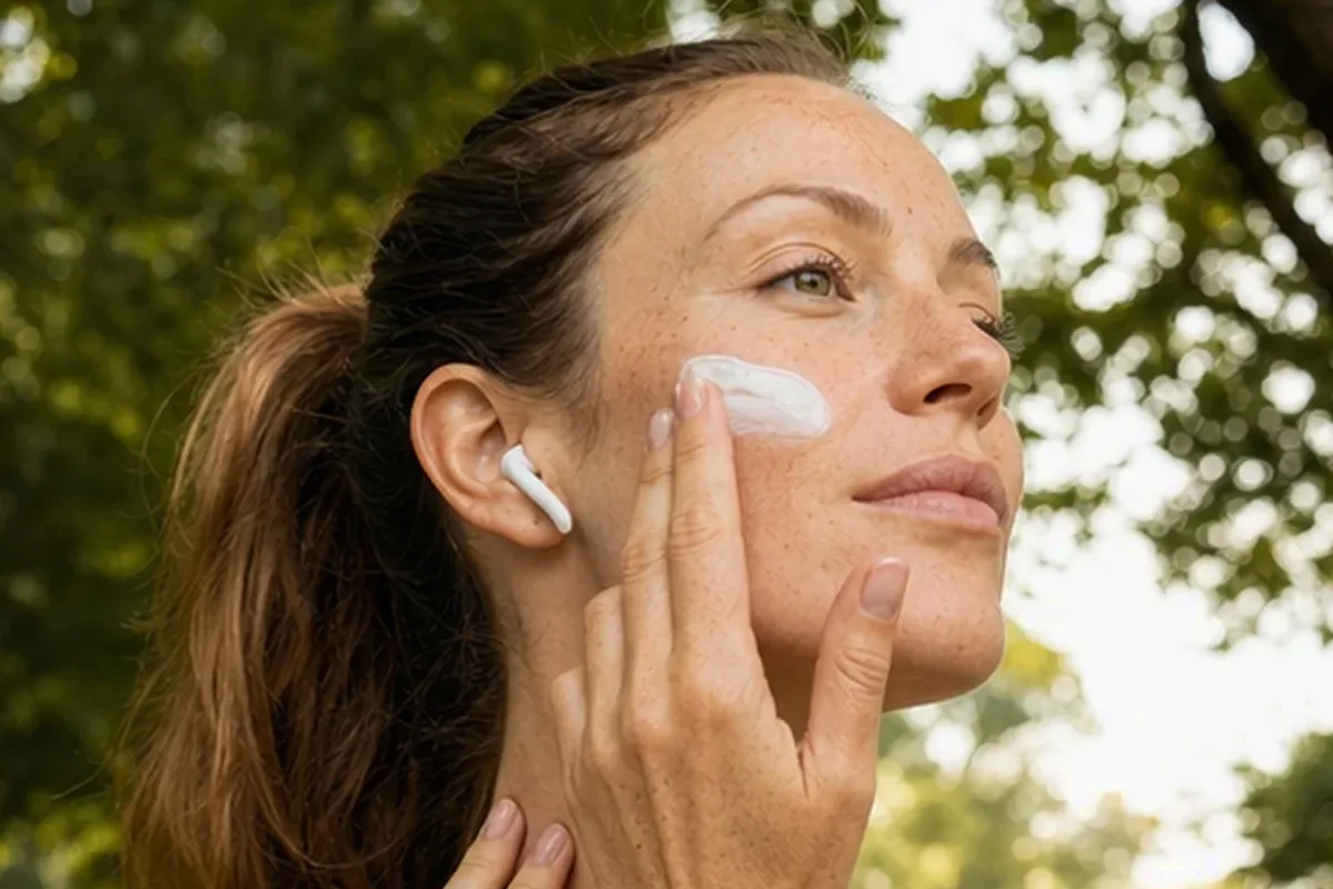 Authentischer Wohlfühlmoment passend zum Beauty-Thema Männer-Sonnenschutz für Pflege-Einsteiger