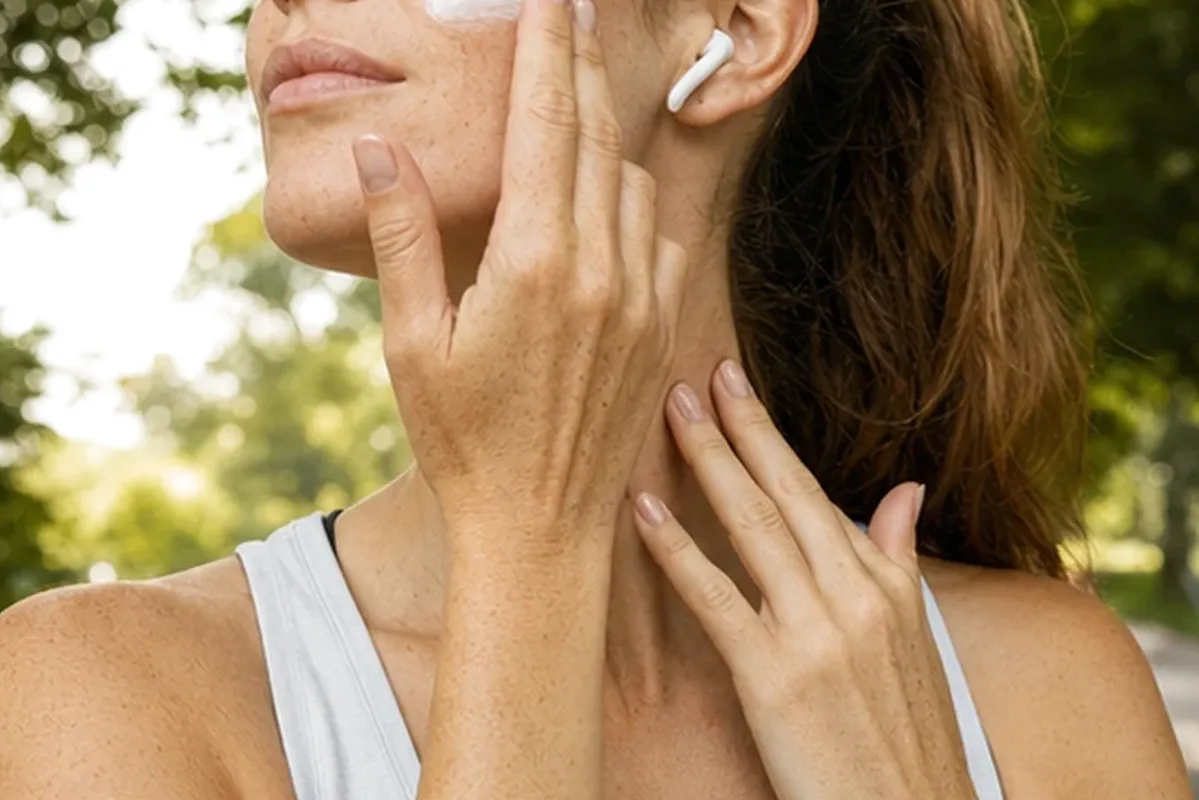 Authentischer Wohlfühlmoment passend zum Beauty-Thema Rasierschaum bei wenig Zeit