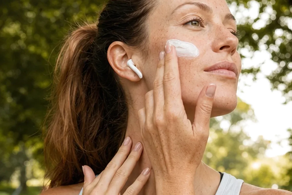 Authentische Beauty-Routine passend zum Thema Niacinamid-Serum bei ersten Fältchen