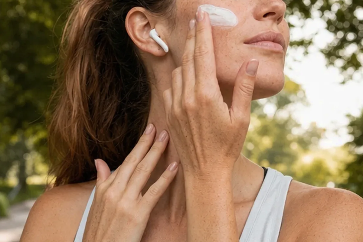 Authentische Beauty-Routine passend zum Thema Niacinamid-Serum für fettige Haut