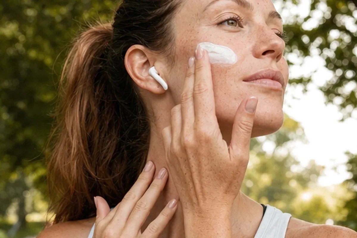 Redaktionelle Detailaufnahme zur Orientierung bei Niacinamid-Serum bei Pigmentflecken