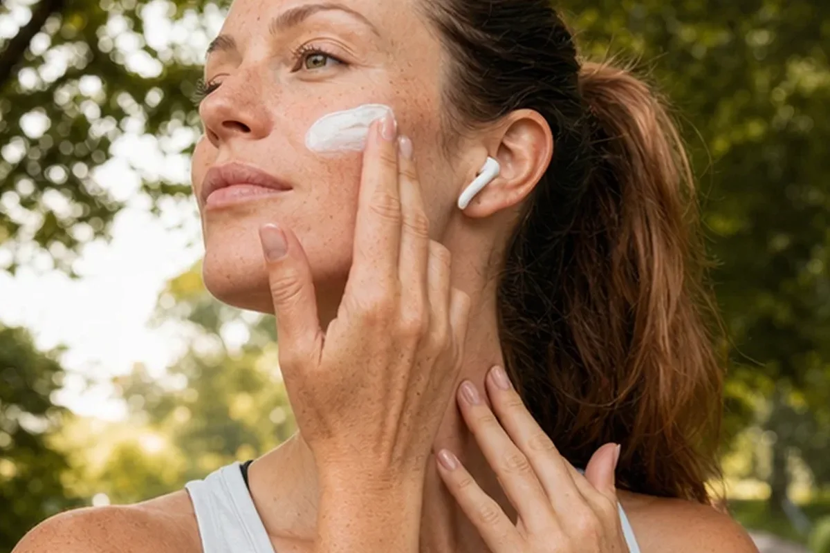 Authentischer Wohlfühlmoment passend zum Beauty-Thema Männer-Gesichtsreiniger für empfindliche Haut