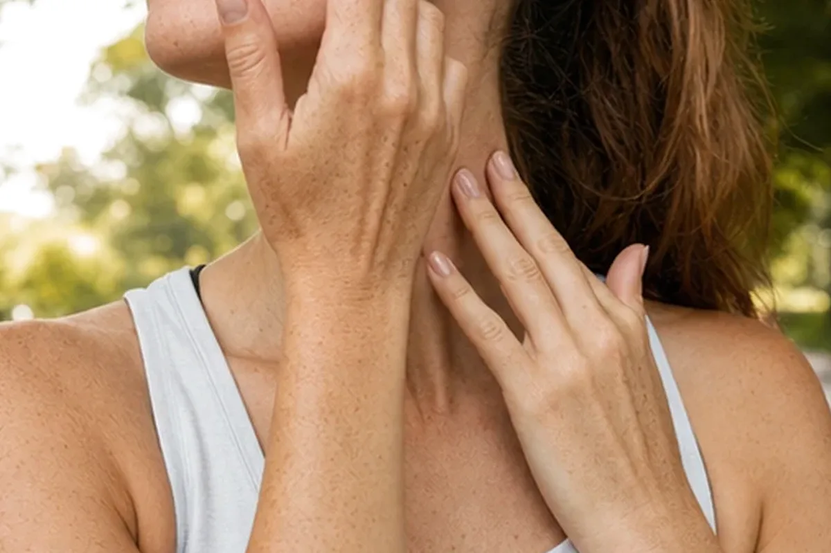 Authentischer Wohlfühlmoment passend zum Beauty-Thema Vitamin-C-Serum für Mischhaut