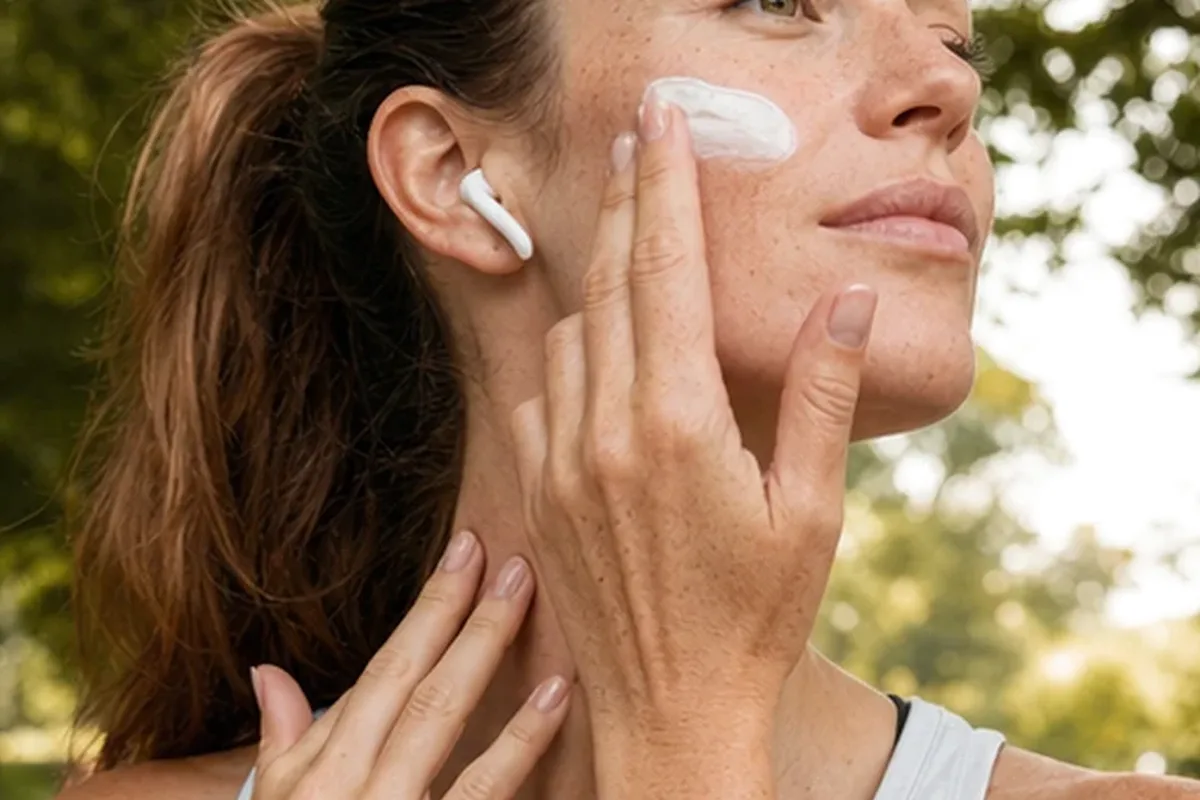 Hochwertige Beauty-Inszenierung zu Auswahlkriterien für Gesichtsmaske bei ersten Fältchen