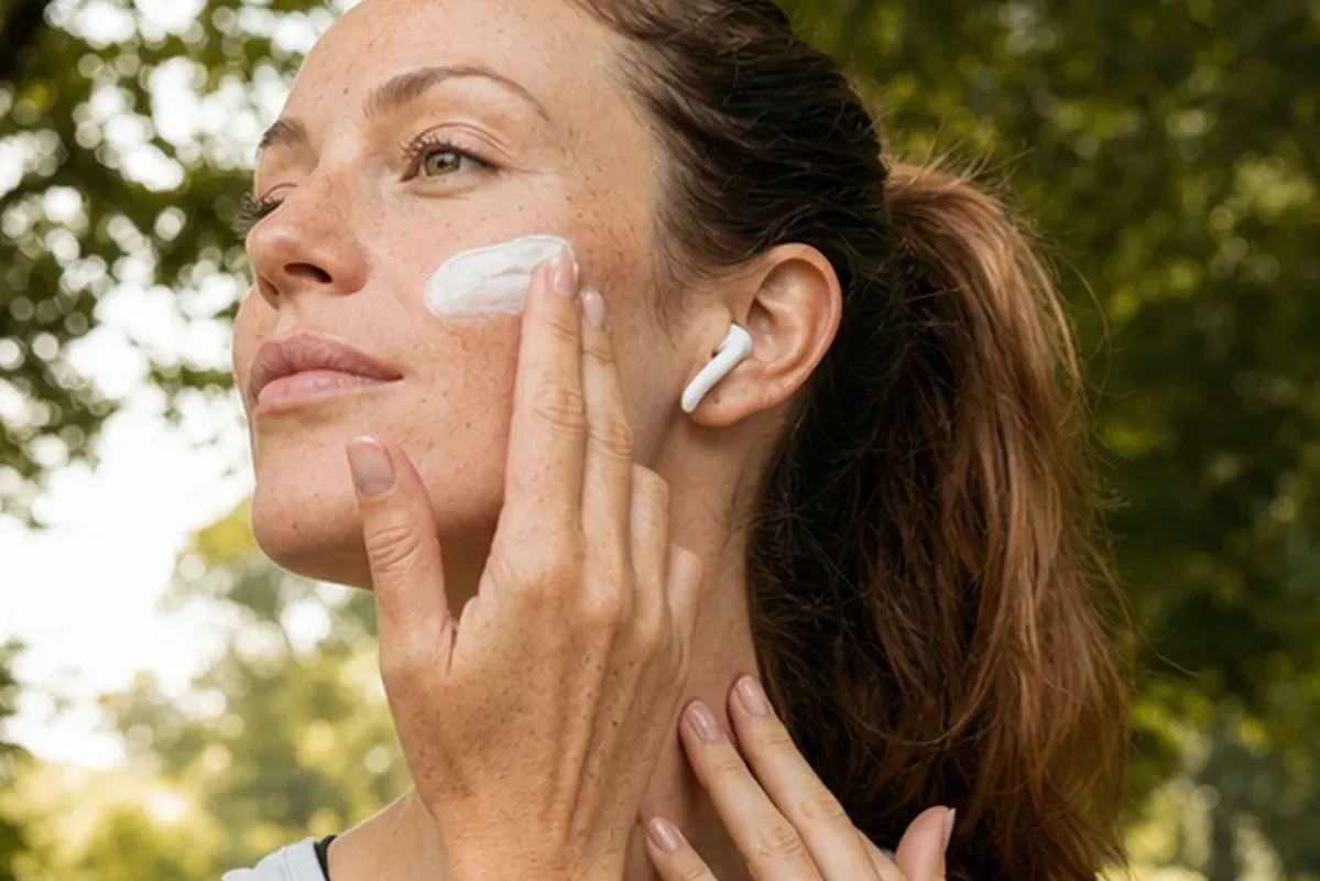 Redaktioneller Beauty-Moment zur Ausgangslage bei Gesichtsreinigung bei ersten Fältchen