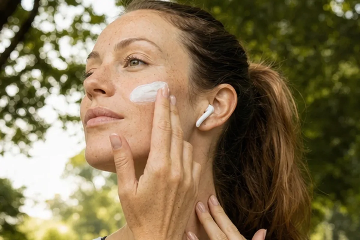 Emotionaler und authentischer Anwendungsmoment rund um dein persönlicher Beauty-Kompass