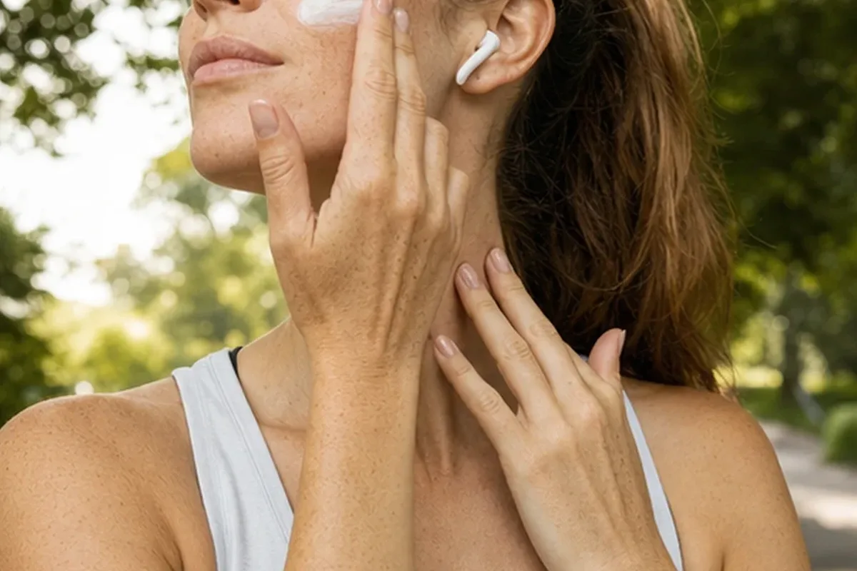 Authentische Beauty-Routine passend zum Thema Feuchtigkeitsserum für Mischhaut