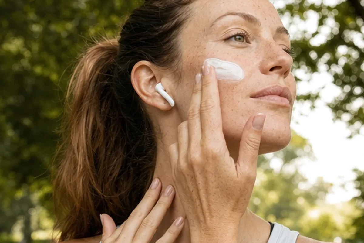 Authentischer Wohlfühlmoment passend zum Beauty-Thema Chemisches Peeling für Mischhaut