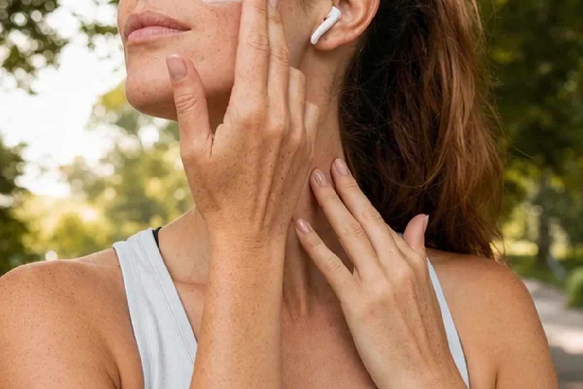 Authentische Beauty-Routine passend zum Thema Niacinamid-Serum für fettige Haut