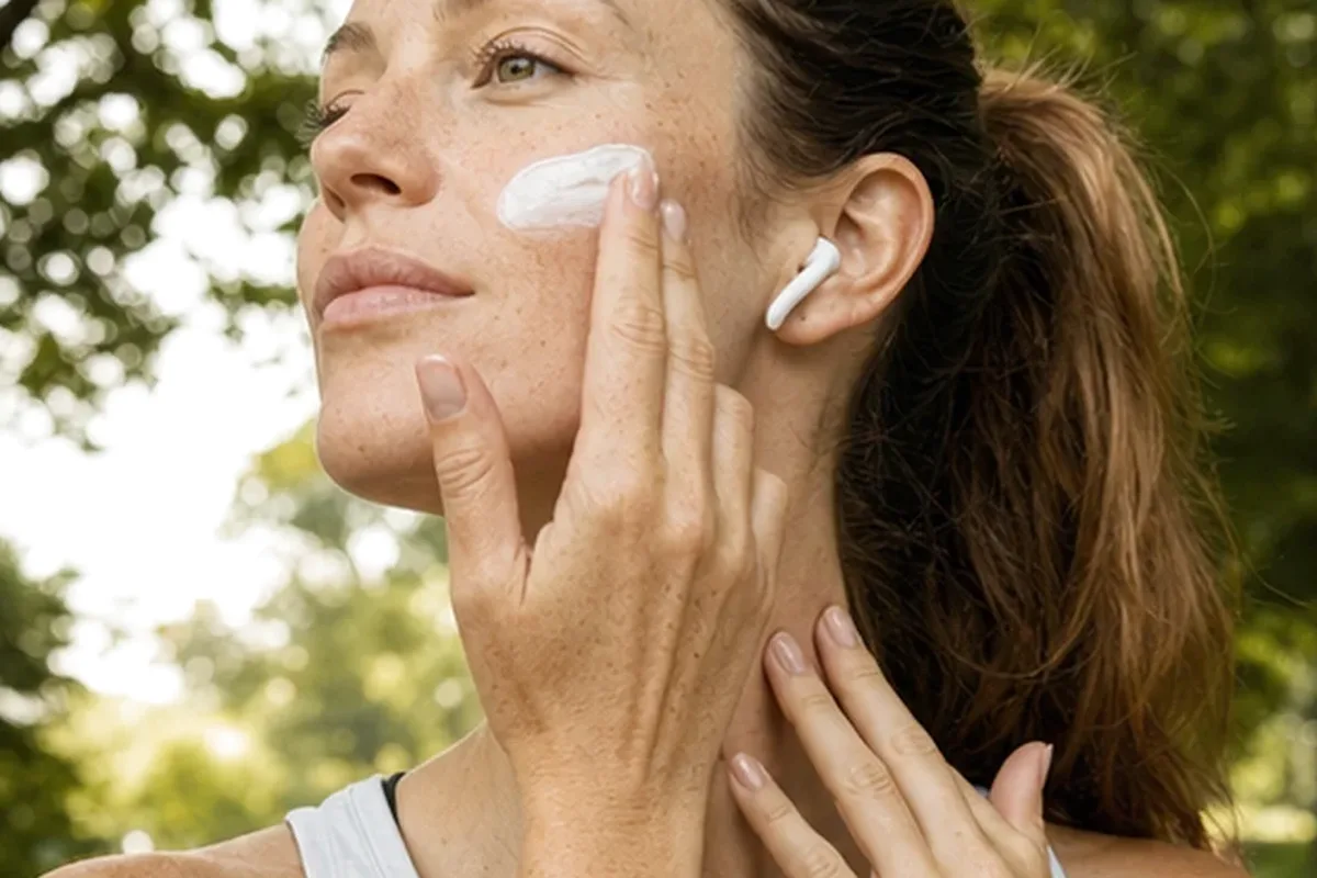 Authentischer Wohlfühlmoment passend zum Beauty-Thema Männer-Deodorant für fettige Haut