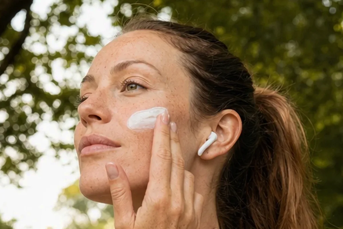 Authentischer Wohlfühlmoment passend zum Beauty-Thema Elektrorasierer bei wenig Zeit