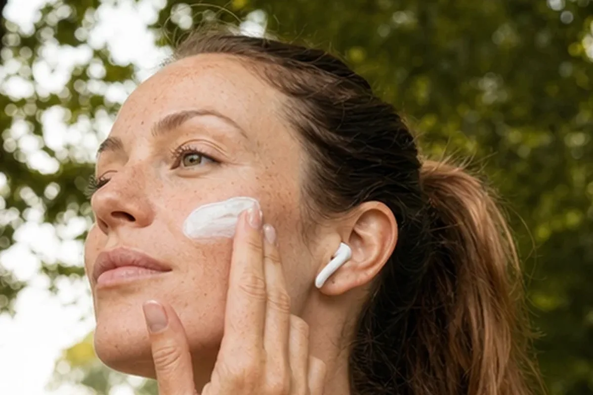 Authentischer Wohlfühlmoment passend zum Beauty-Thema Männer-Sonnenschutz für empfindliche Haut