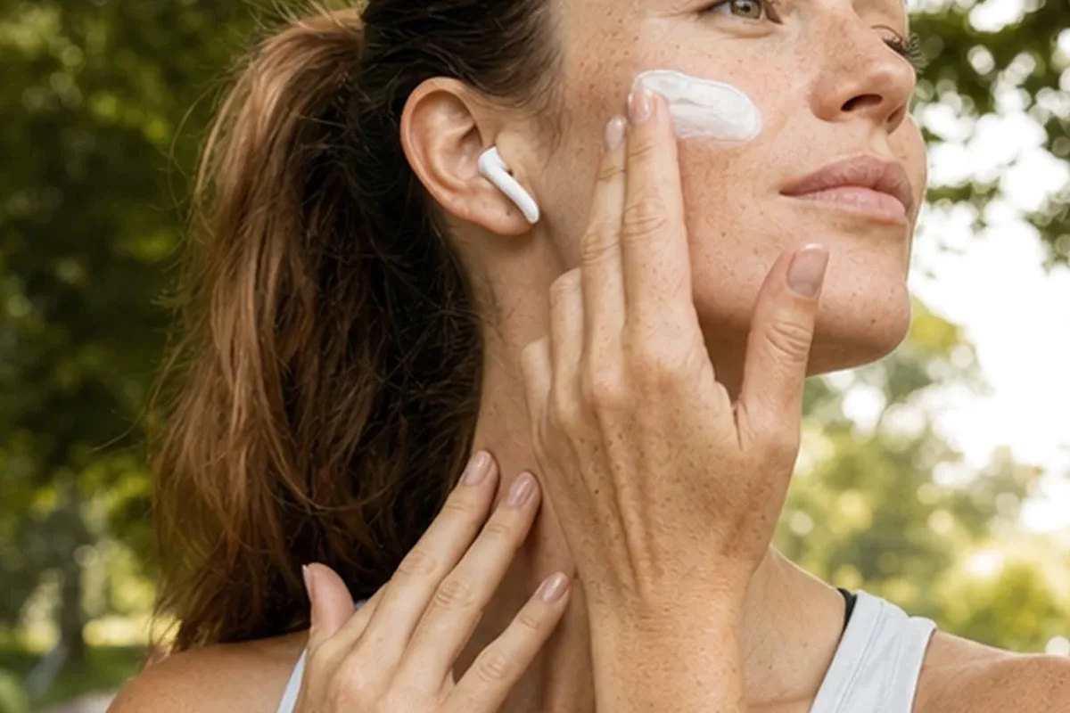 Authentischer Wohlfühlmoment passend zum Beauty-Thema Mizellenwasser für fettige Haut