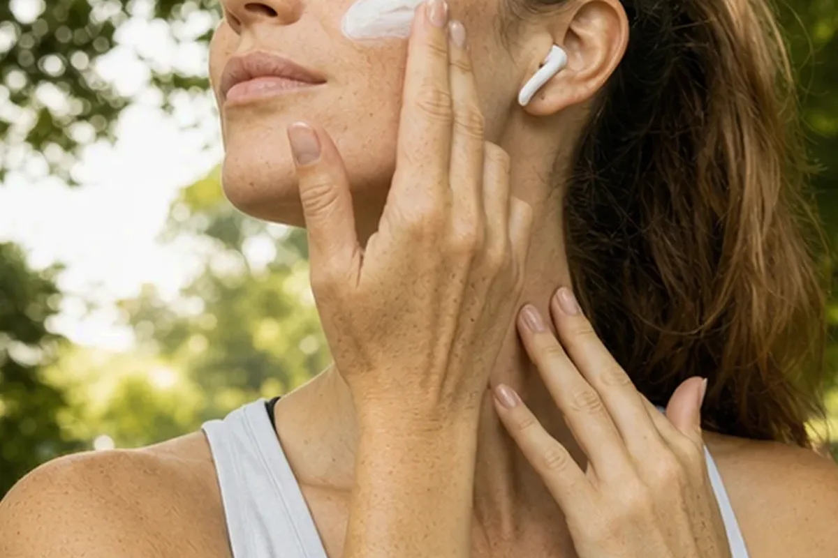 Authentischer Wohlfühlmoment passend zum Beauty-Thema Rasierhobel für trockene Haut