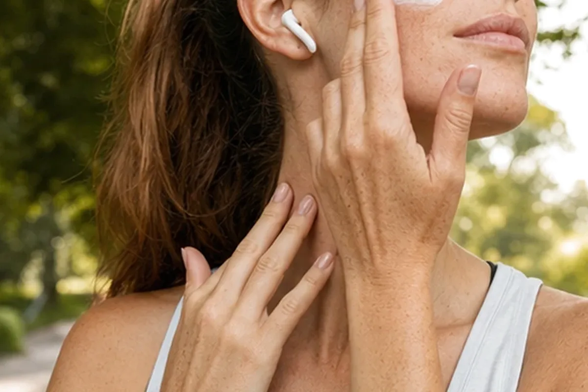 Hochwertige Beauty-Inszenierung zu Auswahlkriterien für Hyaluron-Serum bei Pigmentflecken