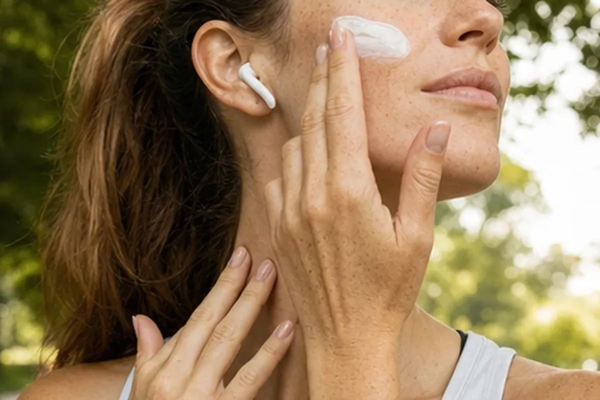 Authentischer Wohlfühlmoment passend zum Beauty-Thema Reinigungsöl für unreine Haut