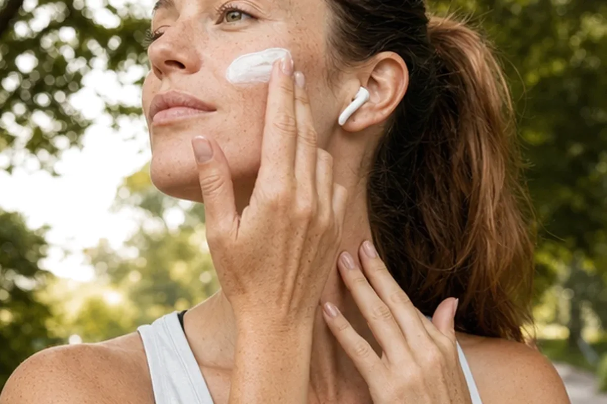 Authentische Beauty-Routine passend zum Thema Gesichtsmaske bei Rötungen