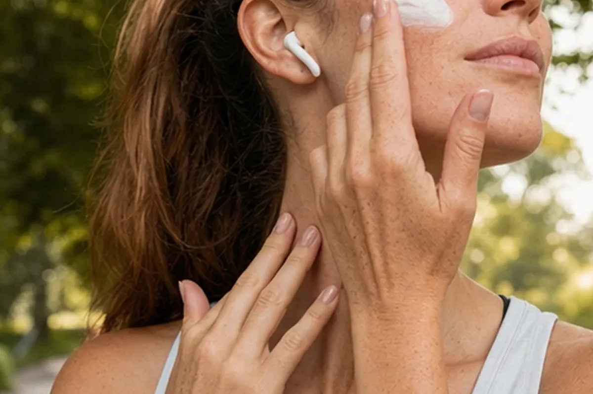Authentischer Wohlfühlmoment passend zum Beauty-Thema Männer-Körperpflege für fettige Haut