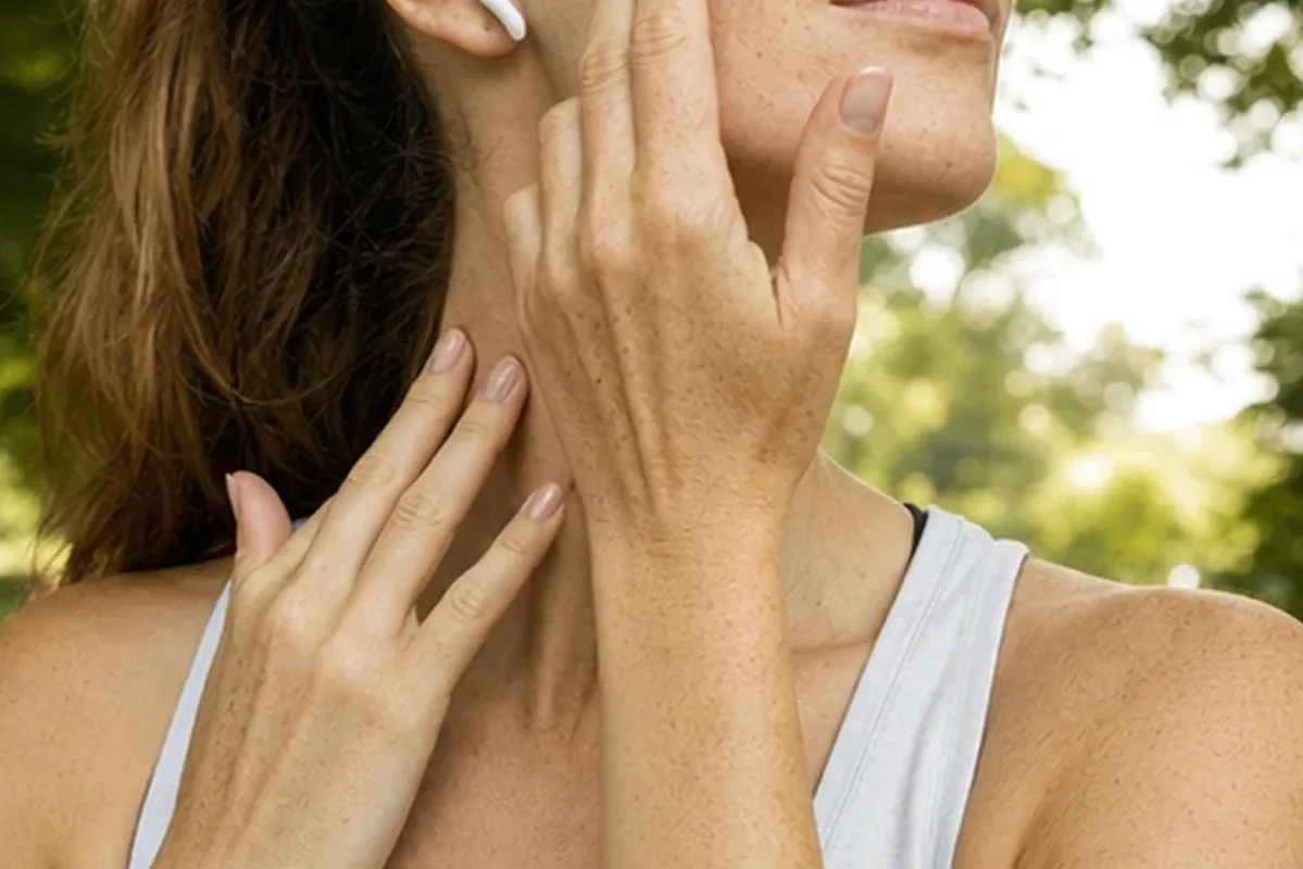 Authentischer Wohlfühlmoment passend zum Beauty-Thema Mizellenwasser für empfindliche Haut