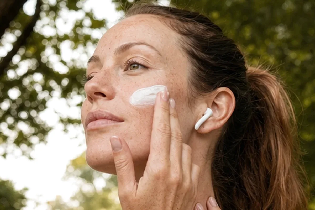 Authentischer Wohlfühlmoment passend zum Beauty-Thema Reinigungsöl für Mischhaut