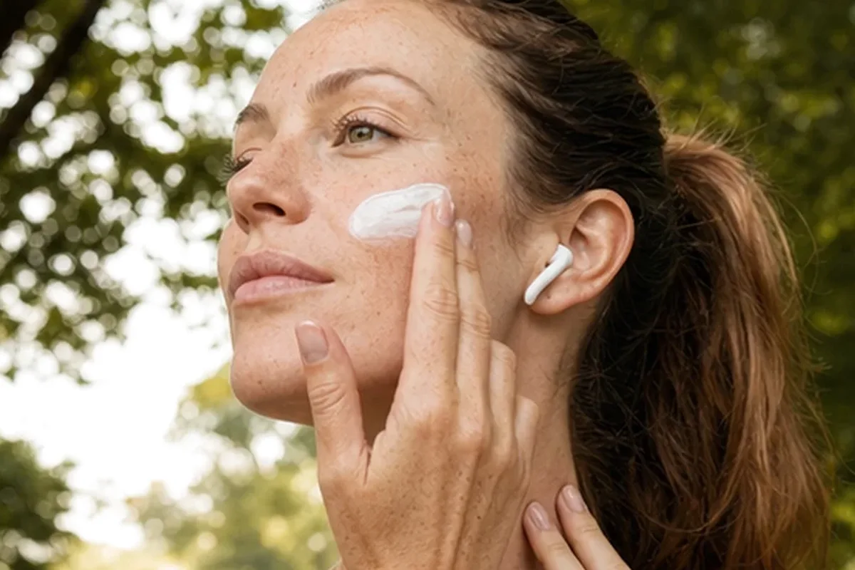 Redaktioneller Beauty-Moment zur Ausgangslage bei Gesichtsmaske für trockene Haut