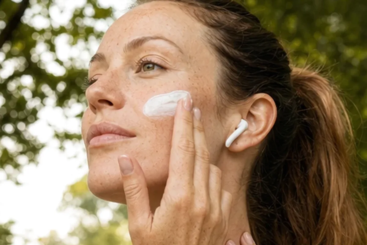 Hochwertige Beauty-Inszenierung zu Auswahlkriterien für Gesichtscreme für trockene Haut