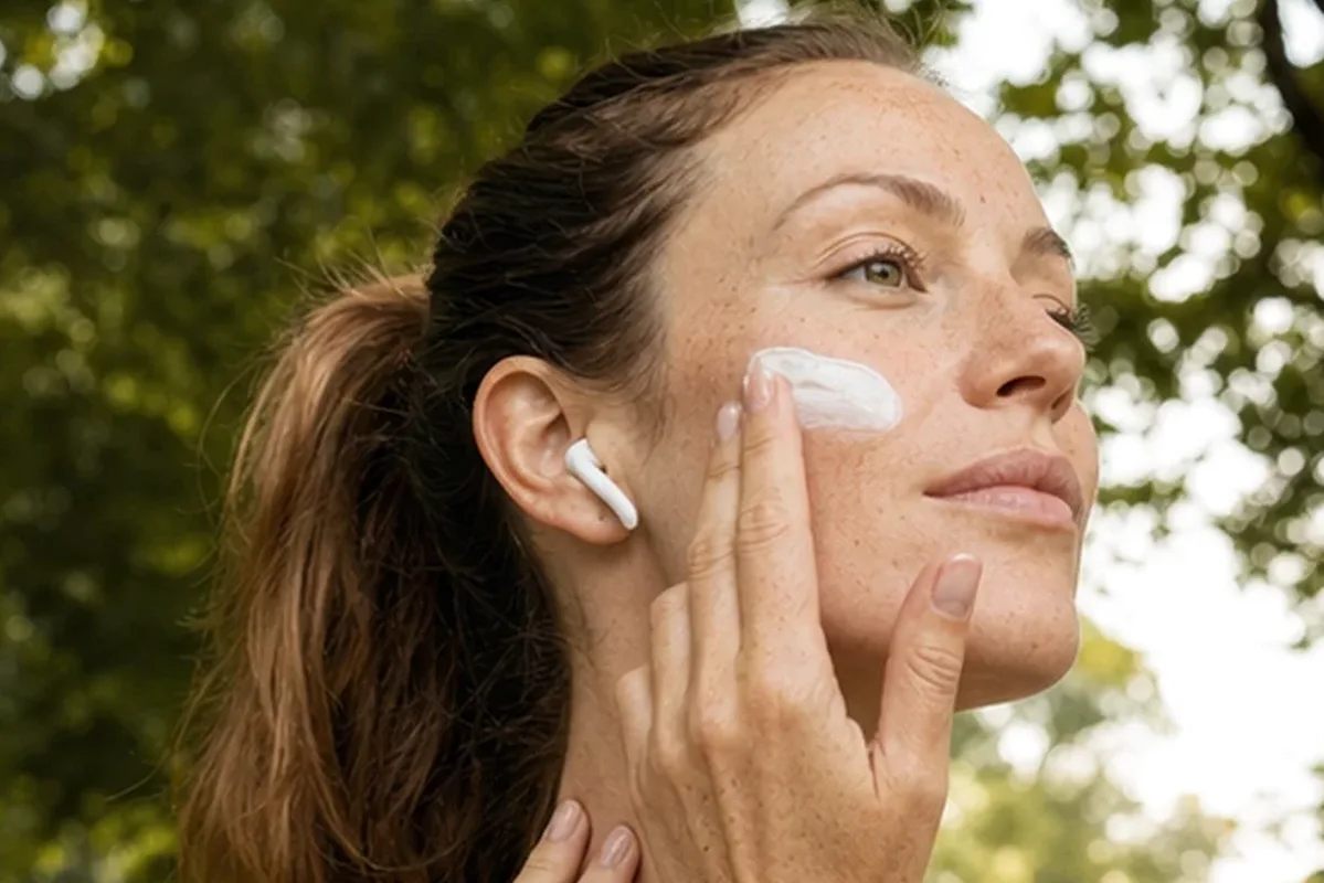 Redaktioneller Beauty-Moment zur Ausgangslage bei Gesichtsmaske für Mischhaut