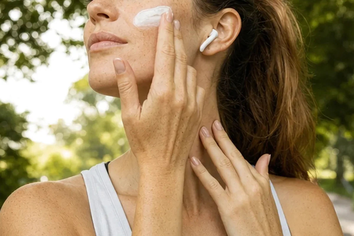 Authentischer Wohlfühlmoment passend zum Beauty-Thema Männer-Gesichtsreiniger für trockene Haut