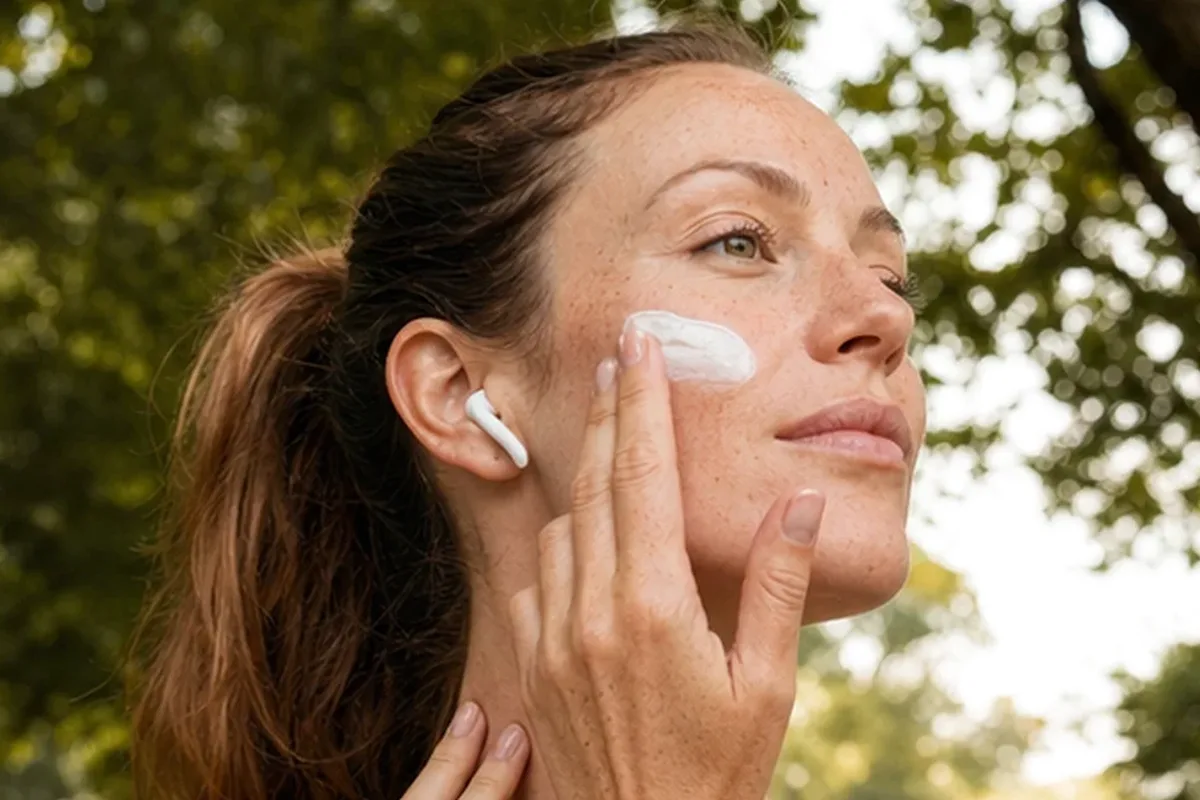 Authentischer Wohlfühlmoment passend zum Beauty-Thema Salicylsäure
