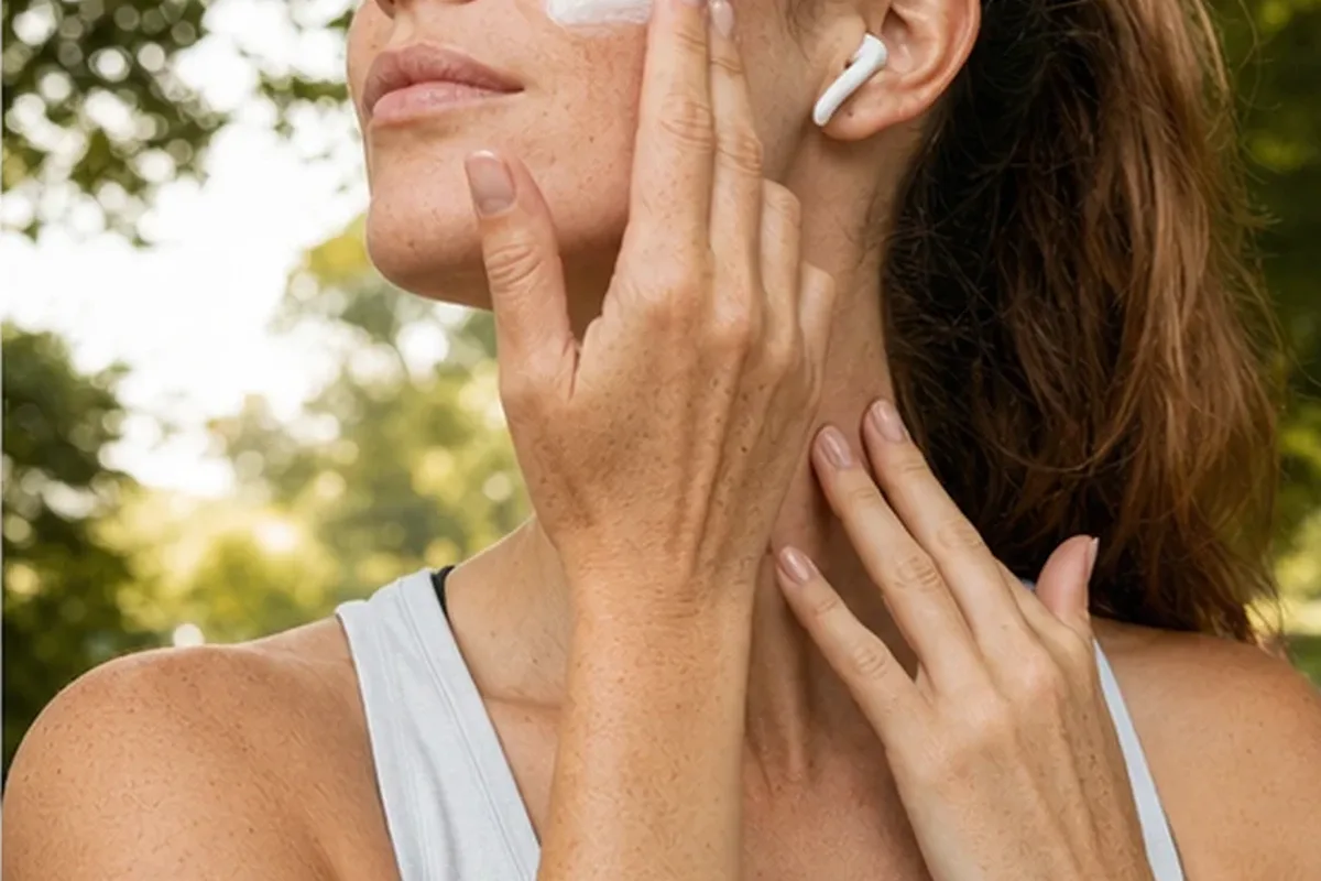 Authentischer Wohlfühlmoment passend zum Beauty-Thema Rasierer