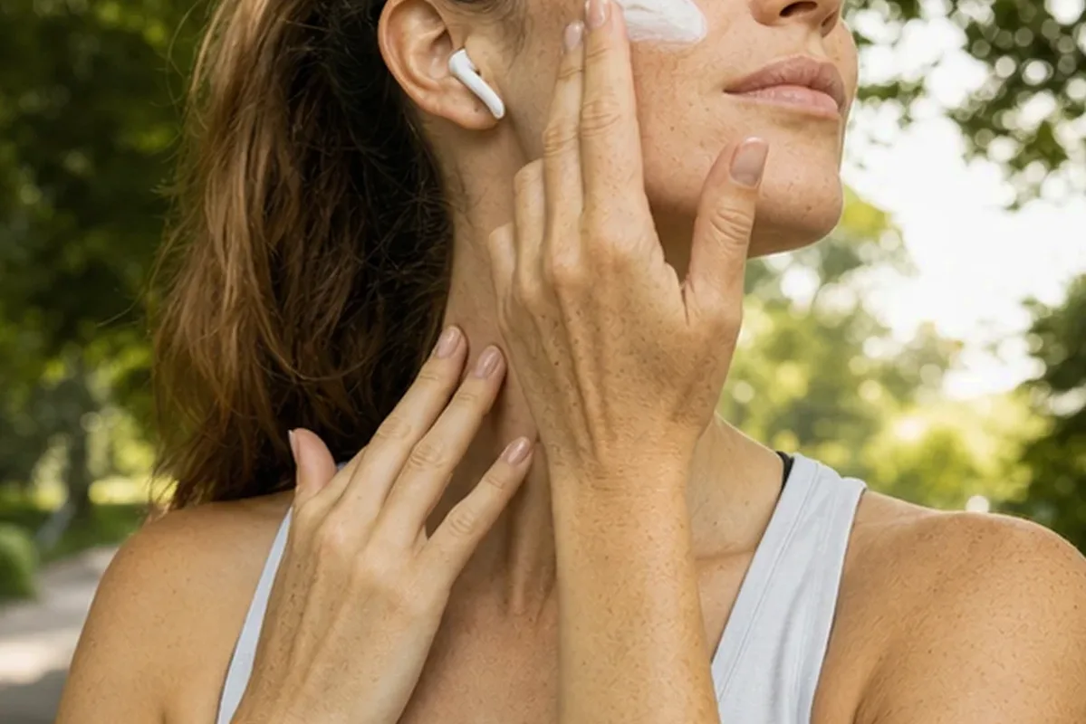 Emotionaler und authentischer Anwendungsmoment rund um Hyaluron-Serum für unreine Haut