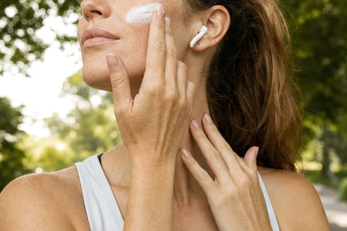 Authentischer Wohlfühlmoment passend zum Beauty-Thema Männer-Körperpflege für trockene Haut