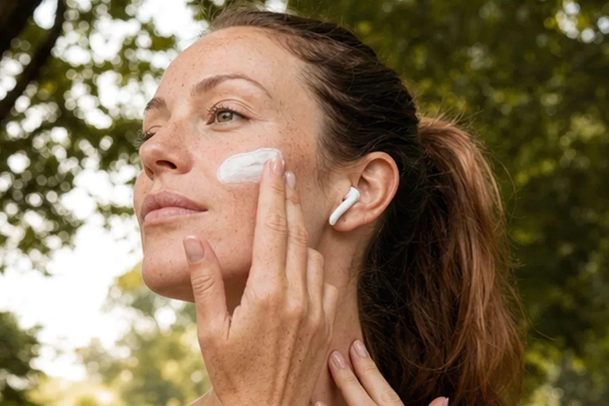 Authentische Beauty-Routine passend zum Thema Retinol-Serum bei Pigmentflecken