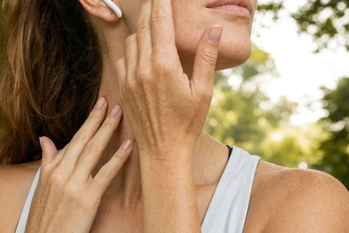 Authentischer Wohlfühlmoment passend zum Beauty-Thema Männer-Gesichtsreiniger für fettige Haut