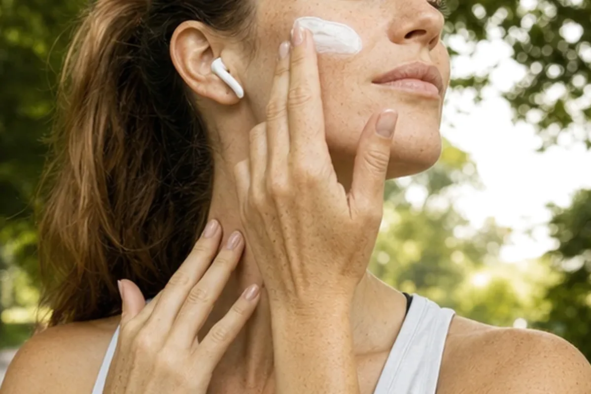 Authentische Beauty-Routine passend zum Thema Niacinamid-Serum bei ersten Fältchen