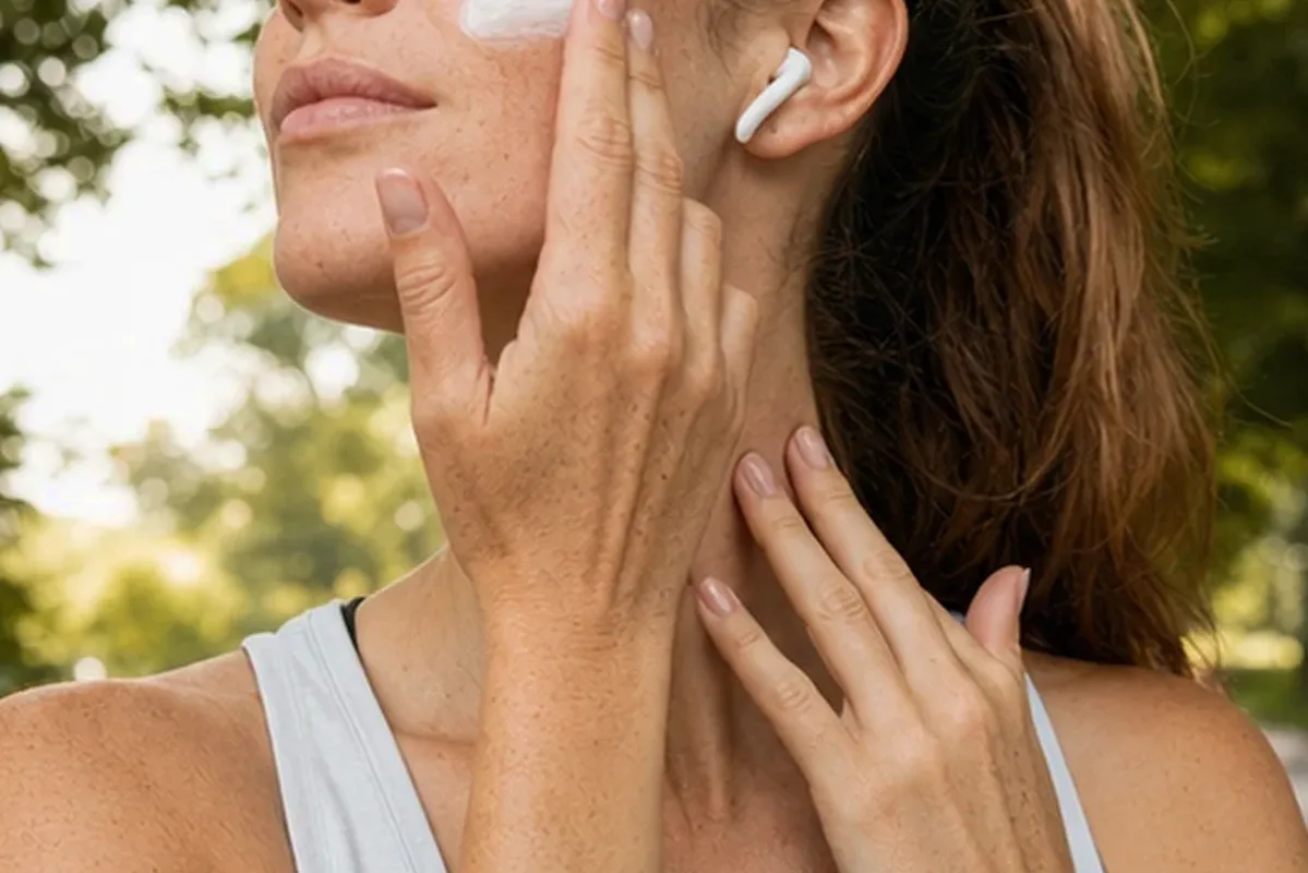 Redaktioneller Beauty-Moment zur Ausgangslage bei Gesichtsmaske bei Rötungen