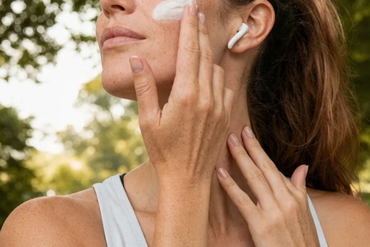 Authentischer Wohlfühlmoment passend zum Beauty-Thema Gesichtsreinigung bei Rötungen