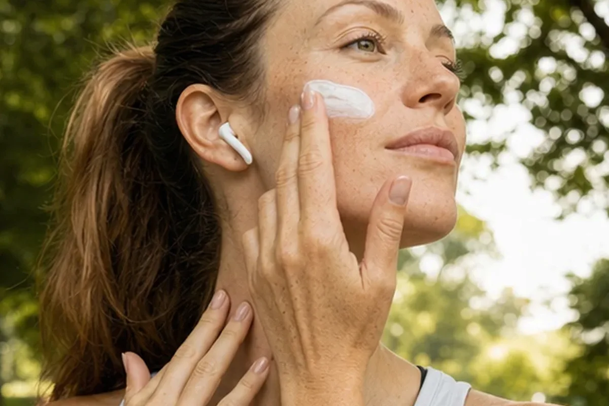 Authentischer Wohlfühlmoment passend zum Beauty-Thema Kopfhautpflege bei wenig Zeit