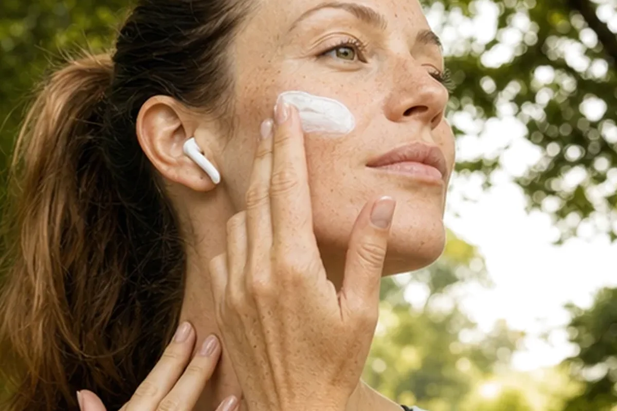 Redaktionelle Detailaufnahme zur Orientierung bei Sonnenschutz für unreine Haut