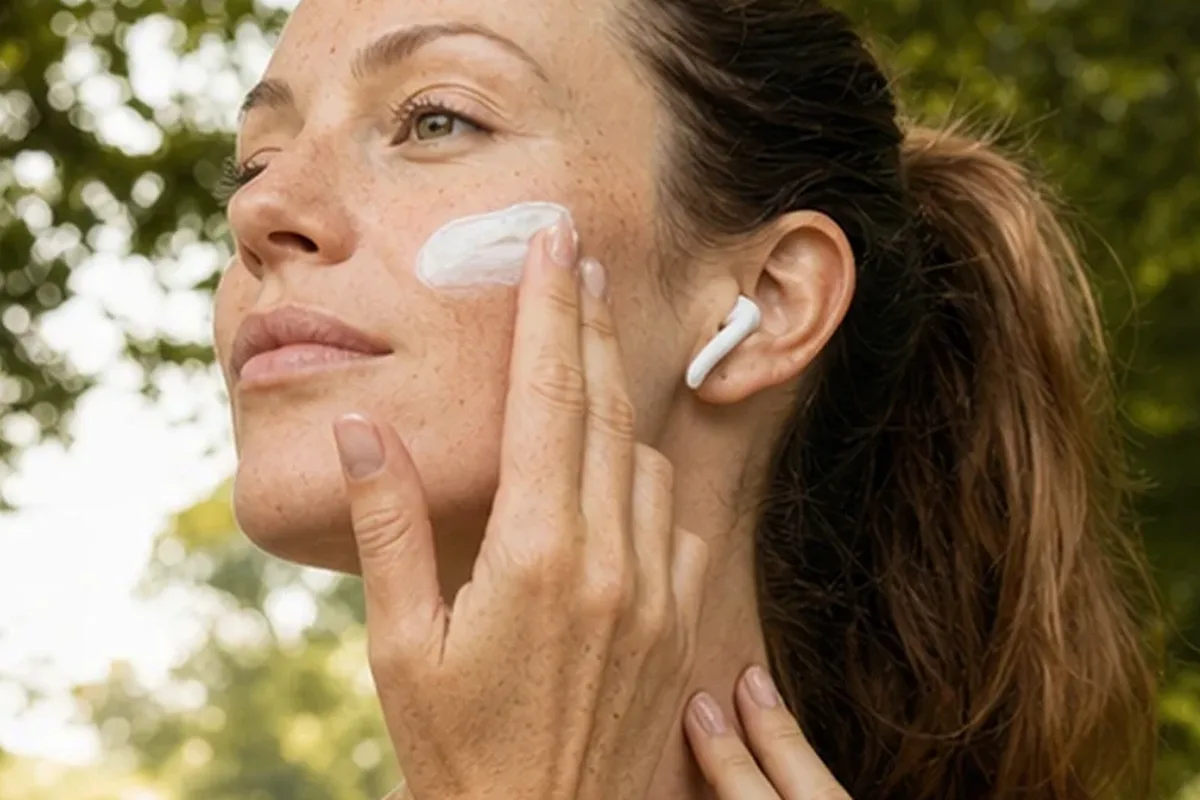 Emotionaler und authentischer Anwendungsmoment rund um Vitamin-C-Serum für unreine Haut