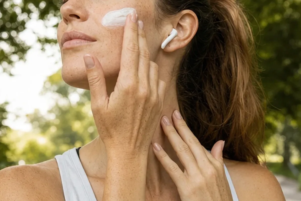 Authentische Beauty-Routine passend zum Thema Gesichtscreme für empfindliche Haut