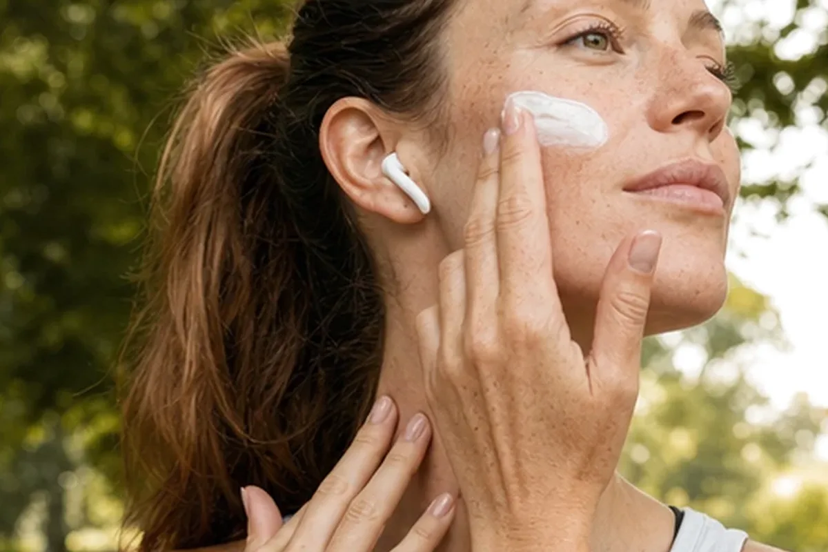 Redaktionelle Detailaufnahme zur Orientierung bei Retinol-Serum für trockene Haut
